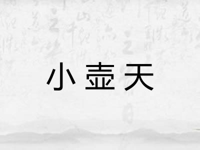 小壶天