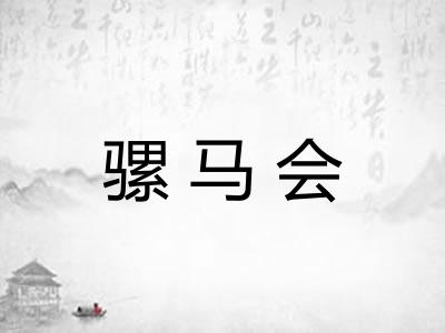骡马会 骡马会