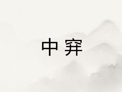 中穽 中穽