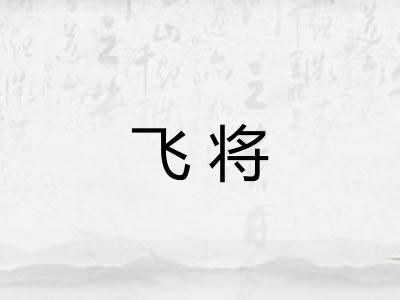 飞将