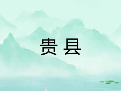 贵县 贵县