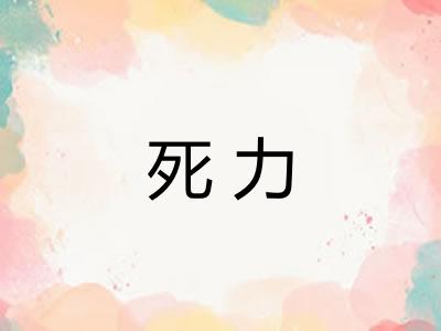 死力 死力
