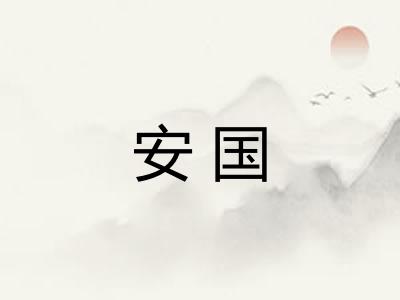 安国 安国