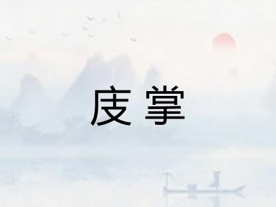 庋掌