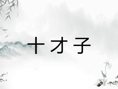 十才子