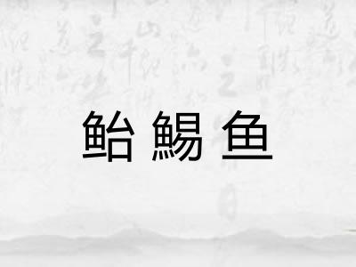 鲐鯣鱼 鲐鯣鱼
