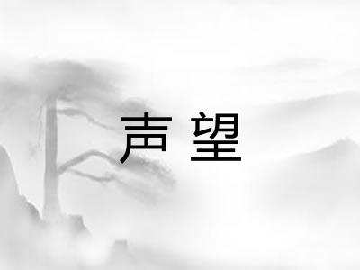 声望 声望