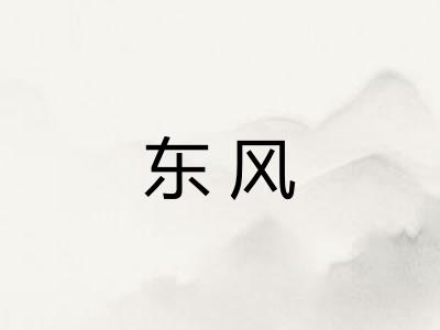 东风 东风
