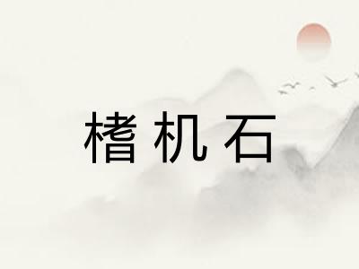 榰机石