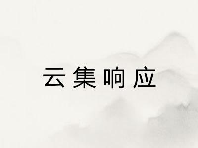 云集响应 云集响应