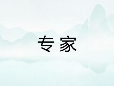 专家 专家