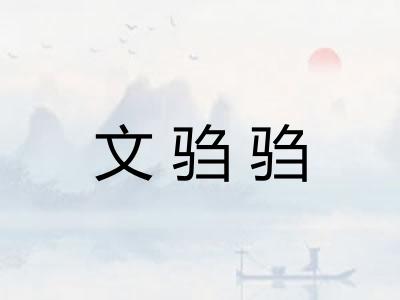 文驺驺 文驺驺