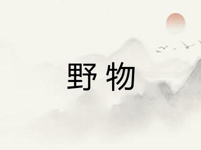 野物 野物