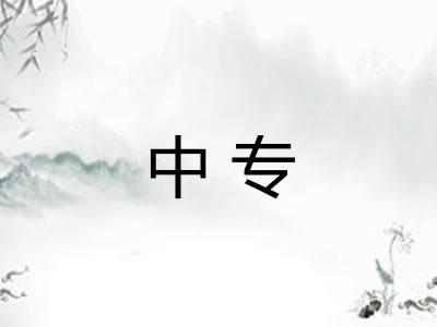 中专 中专