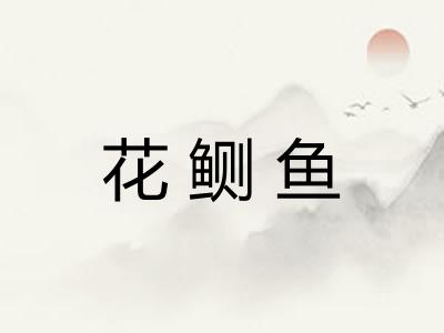 花鲗鱼